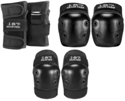 Killer Skate Pads 3-Confezione -Sport Invernali 187 killer skate pads 3 pack 2