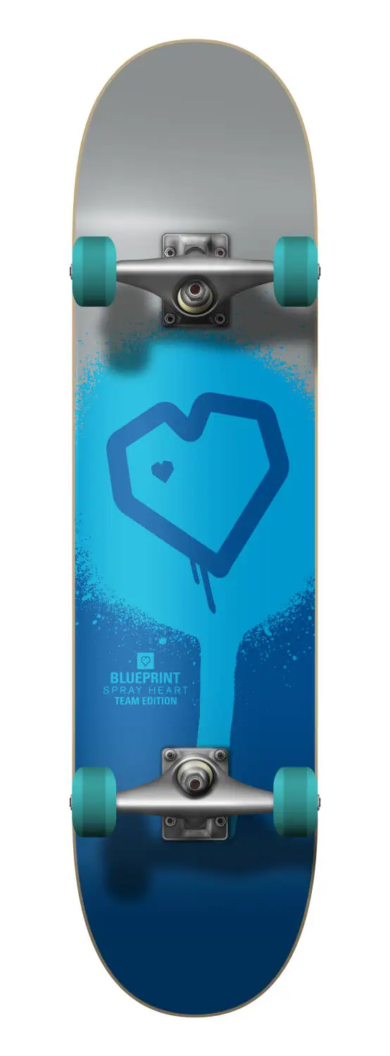 Spray Heart V2 Skateboard Completo 8 Spray Heart V2 Skateboard Completo - immagine 6