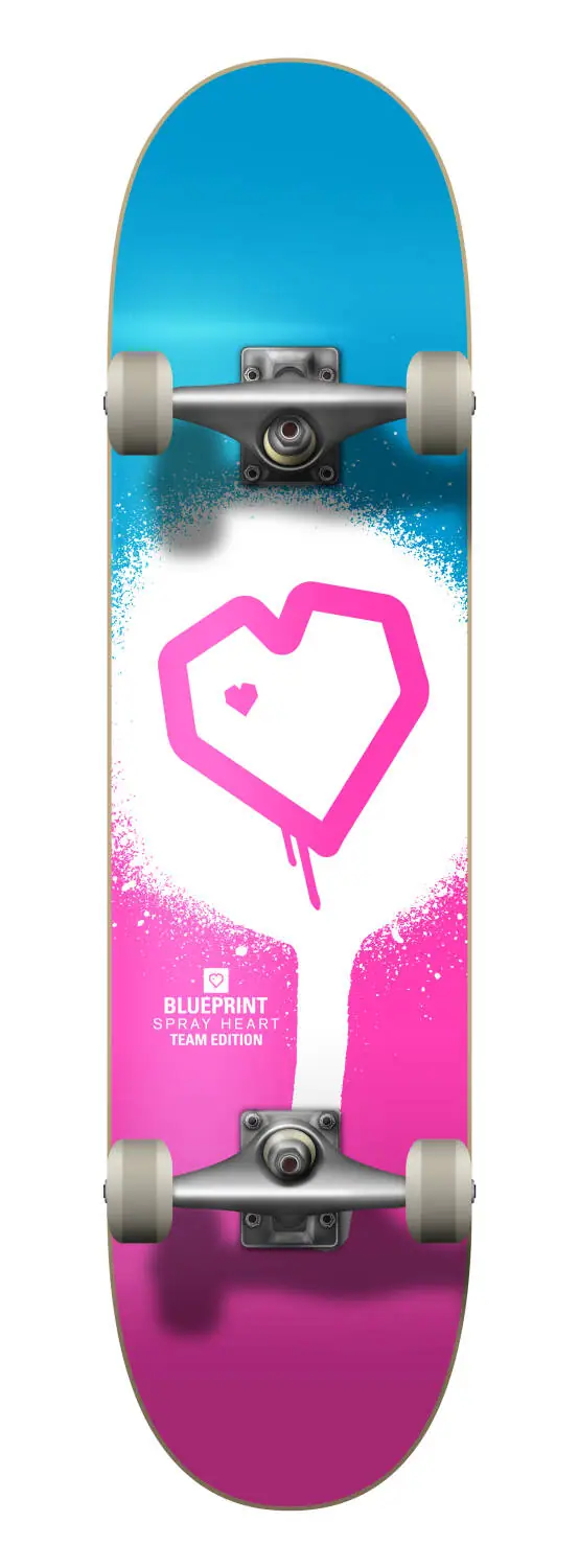 Spray Heart V2 Skateboard Completo 4 Spray Heart V2 Skateboard Completo - immagine 2