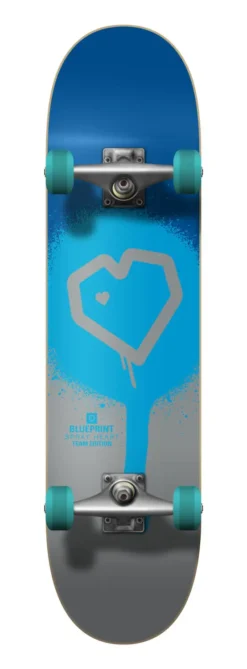 Spray Heart V2 Skateboard Completo 10 Spray Heart V2 Skateboard Completo -Sport Invernali blueprint spray heart v2 complete skateboard u9