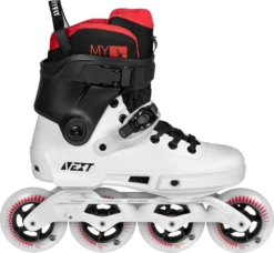 POWERSLIDE Next Nero Bianco 90 Pattini Freeskate