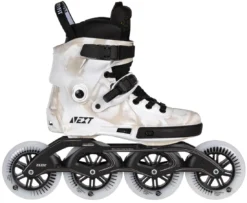 POWERSLIDE Next Marble Bianco 110 Pattini In Linea -Sport Invernali powerslide next marble white 110 inline skates as 5