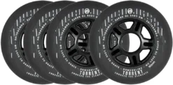 POWERSLIDE Torrent Rain Ruote Pattini In Linea Pacco Da 4 -Sport Invernali powerslide torrent rain inline skate wheels 4 pack fk
