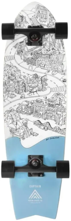 Prism Captain Skateboard Cruiser Completo
