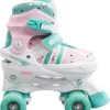 SFR Spectra Regolabile Pattini A Rotelle Bambini -Sport Invernali sfr spectra adjustable kids roller skates qn