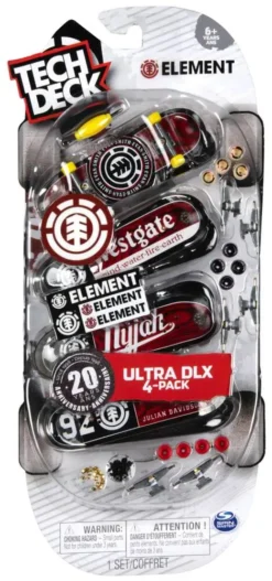 Tech Deck Assorted Multipack Fingerboards Pacco Da 4
